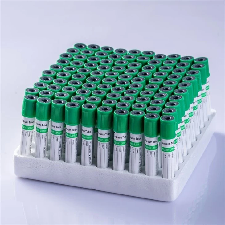 Green top Lithium Sodium Heparin Blood Collection Tube best